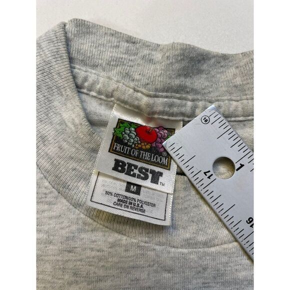 VINTAGE Spanish Trail Summer Camp 1996 T-shirt Women Medium 90s Single Stitch - Picture 9 of 10